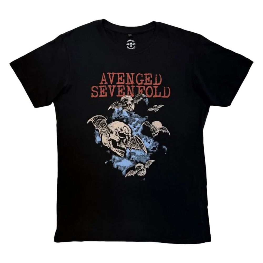 Avenged Sevenfold Unisex Adult Night Bats T-Shirt / Black